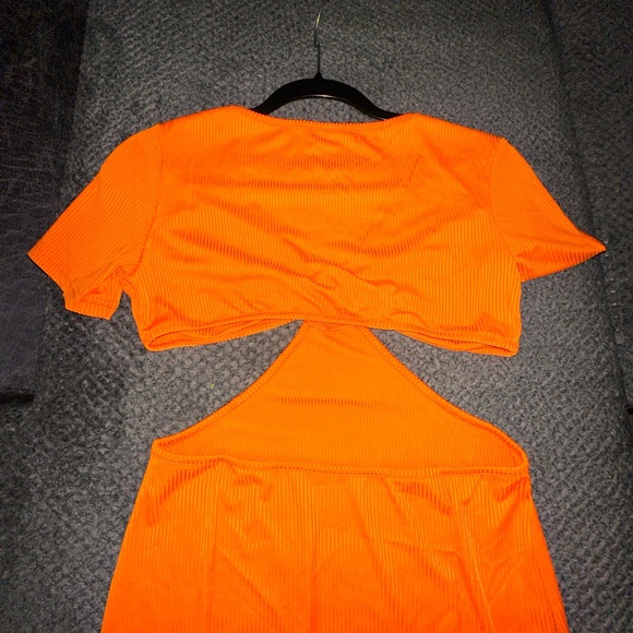 CLO ICOOL Women's Short Sleeve Split Bodycon Mini Dress - Picture 7 of 8